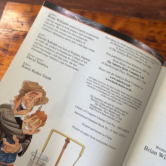 Vintage 2003 The Explosion Zone Faraday Pioneer Of Electricity Paperback Book - Picture 2 of 8